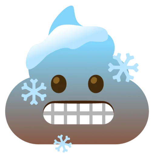 💩 Стикер «Снежный ком» для Telegram