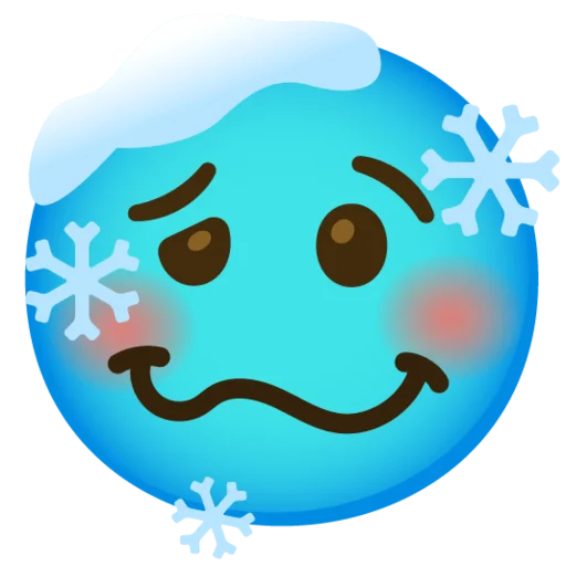 🥴 Стикер «Снежный ком» для Telegram