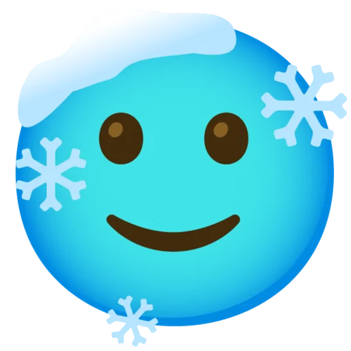 🙂 Стикер «Снежный ком» для Telegram