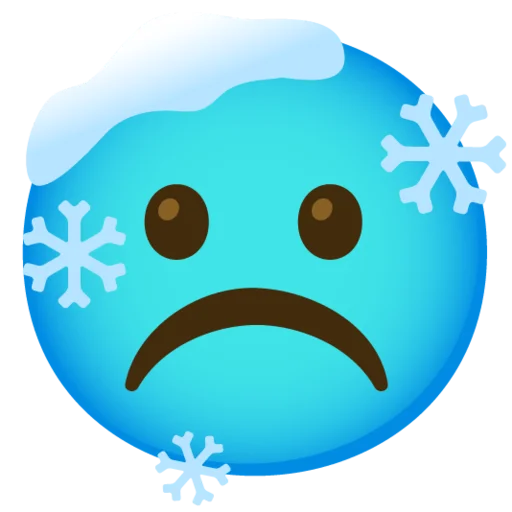 ☹ Стикер «Снежный ком» для Telegram