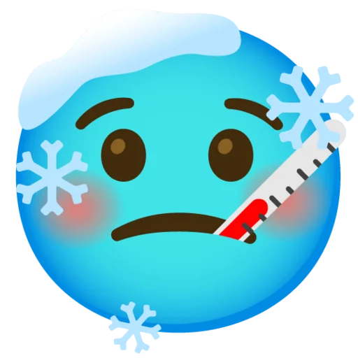 🤒 Стикер «Снежный ком» для Telegram