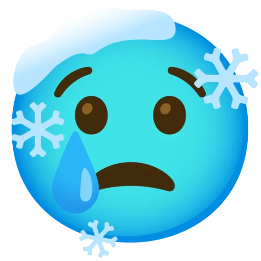 😢 Стикер «Снежный ком» для Telegram