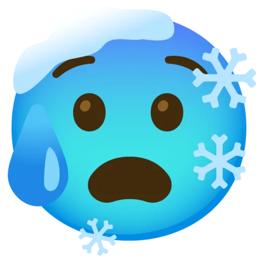 😰 Стикер «Снежный ком» для Telegram