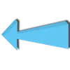 ⬅️ Эмодзи «Буквы снежные» для Telegram