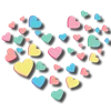💕 Эмодзи «Буквы снежные» для Telegram