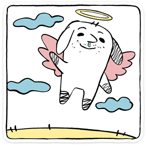 😇 Стикер «Пчих» для Telegram
