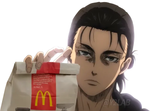 🍟 Стикер «Shingeki no Kyojin» для Telegram