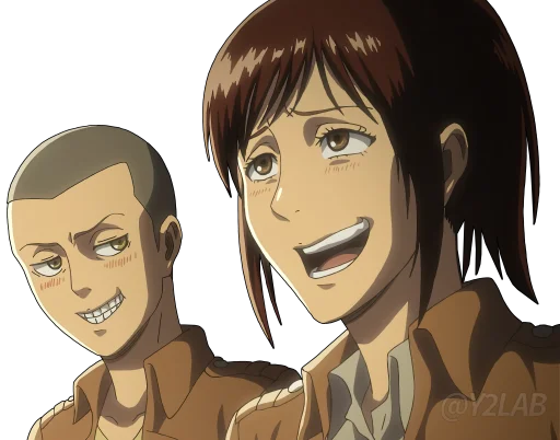 😂 Стикер «Shingeki no Kyojin» для Telegram