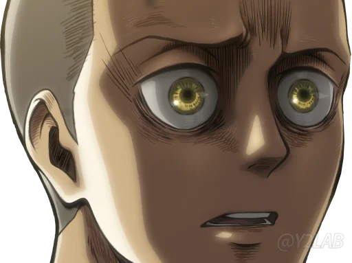 😨 Стикер «Shingeki no Kyojin» для Telegram