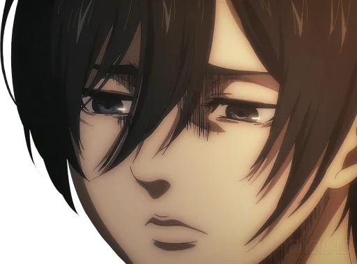 😔 Стикер «Shingeki no Kyojin» для Telegram