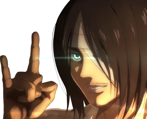 🤘 Стикер «Shingeki no Kyojin» для Telegram
