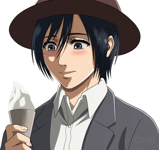 🍦 Стикер «Shingeki no Kyojin» для Telegram