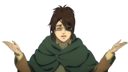 🤷‍♀ Стикер «Shingeki no Kyojin» для Telegram