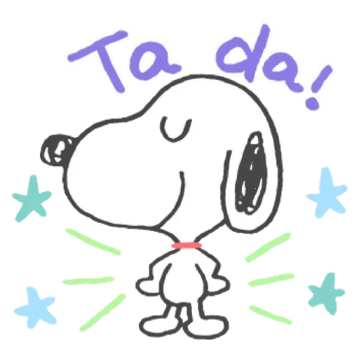 💟 Стикер «snoopy» для Telegram