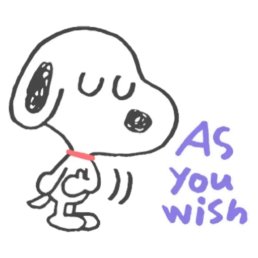 💟 Стикер «snoopy» для Telegram