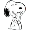 Стикер 45 Snoopy