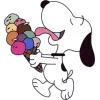 Стикер 58 Snoopy