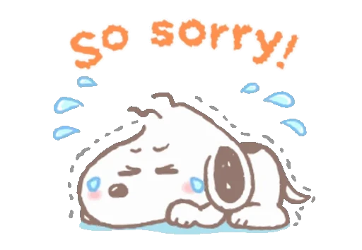 😓 Стикер «Snoopy animated stickers» для Telegram