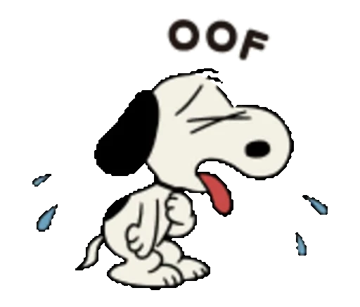 🥵 Стикер «Snoopy animated stickers» для Telegram