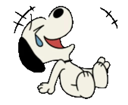 🤣 Стикер «Snoopy animated stickers» для Telegram