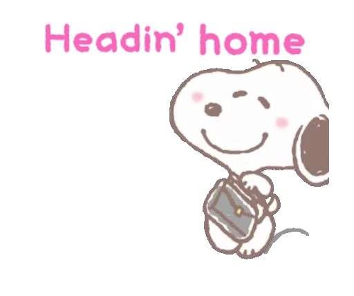 🏠 Стикер «Snoopy animated stickers» для Telegram