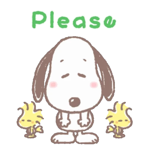 🙇 Стикер «Snoopy animated stickers» для Telegram