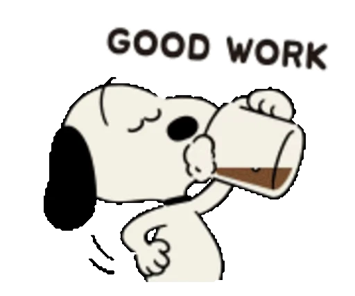 🍺 Стикер «Snoopy animated stickers» для Telegram