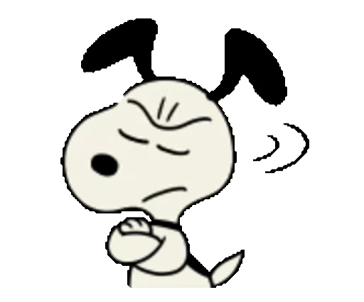😠 Стикер «Snoopy animated stickers» для Telegram