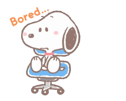 🪑 Стикер «Snoopy animated stickers» для Telegram