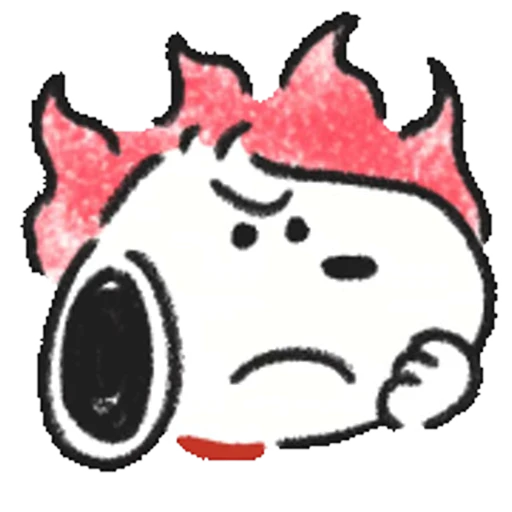 🔥 Стикер «Snoopy Drawn» для Telegram