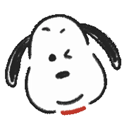 🤗 Стикер «Snoopy Drawn» для Telegram