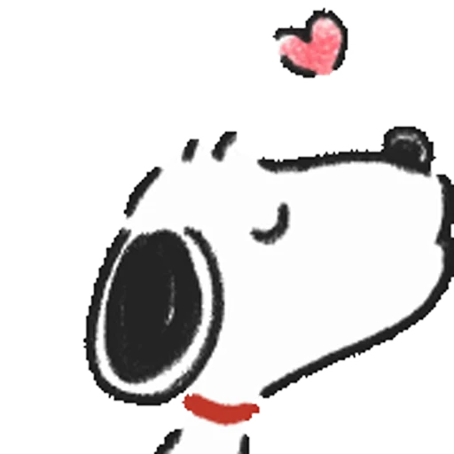 💙 Стикер «Snoopy Drawn» для Telegram