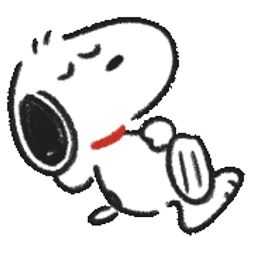 💭 Стикер «Snoopy Drawn» для Telegram