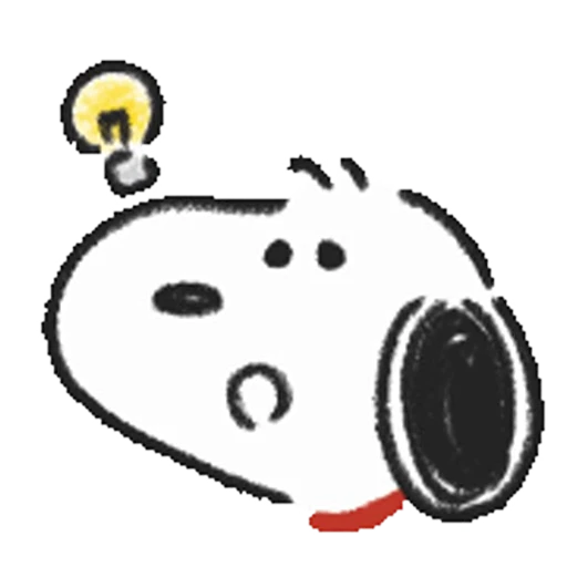 💡 Стикер «Snoopy Drawn» для Telegram