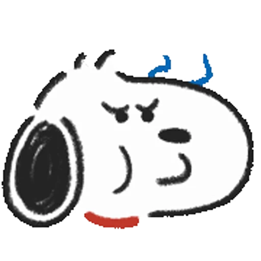 😤 Стикер «Snoopy Drawn» для Telegram