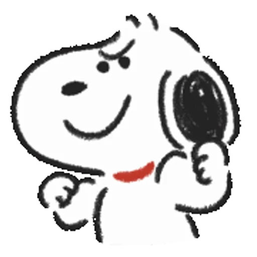 💪 Стикер «Snoopy Drawn» для Telegram