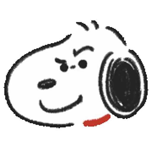 😈 Стикер «Snoopy Drawn» для Telegram