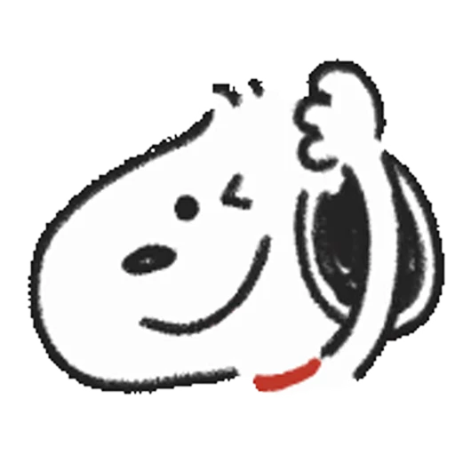 ⭐ Стикер «Snoopy Drawn» для Telegram
