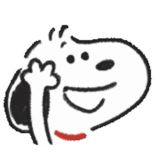 👋 Стикер «Snoopy Drawn» для Telegram