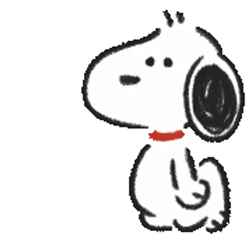 😞 Стикер «Snoopy Drawn» для Telegram
