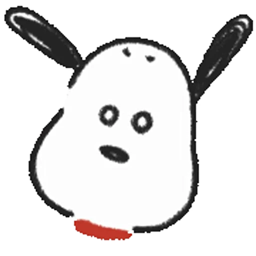 🫥 Стикер «Snoopy Drawn» для Telegram
