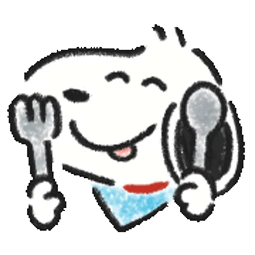 🍴 Стикер «Snoopy Drawn» для Telegram
