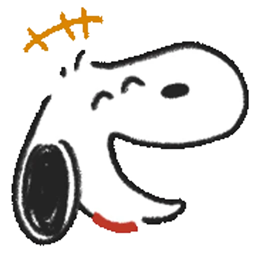 😊 Стикер «Snoopy Drawn» для Telegram