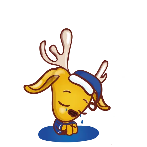 😢 Стикер «Happy New Year!» для Telegram