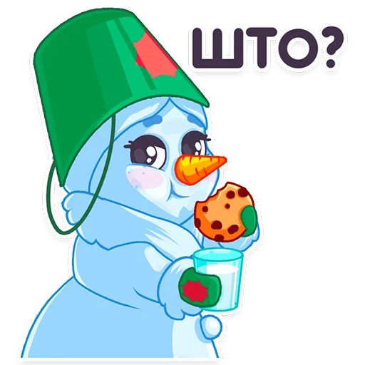 🍪 Стикер «Снежная Баба Новосибирска» для Telegram