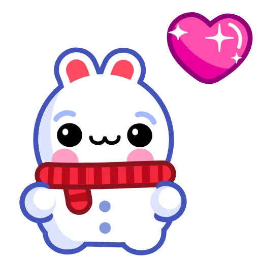 😘 Стикер «Snow Babbit» для Telegram