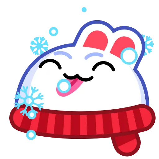 ❄️ Стикер «Snow Babbit» для Telegram