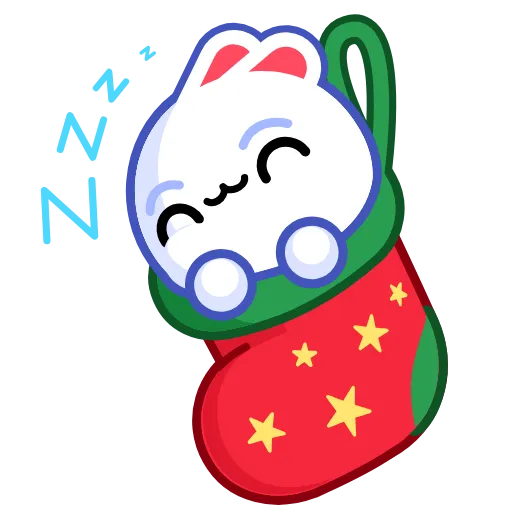 😴 Стикер «Snow Babbit» для Telegram