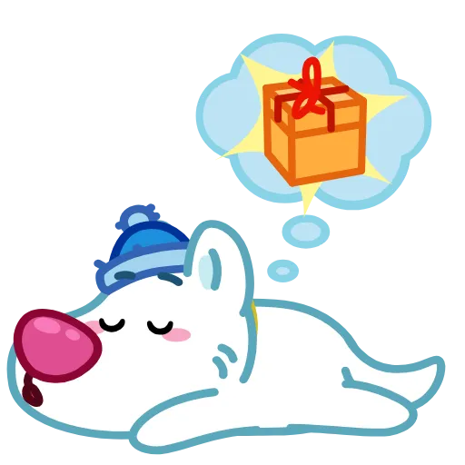 😴 Стикер «Snowball Boy» для Telegram