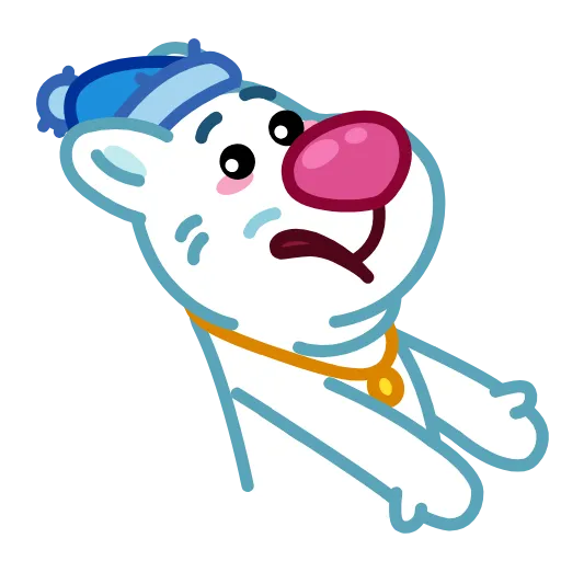 😕 Стикер «Snowball Boy» для Telegram